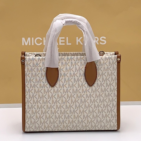 HOT DEAL 🔥TODAY!!!  Michael Kors Mirella Small Crossbody Tote Bag Vanill… - Picture 4 of 16